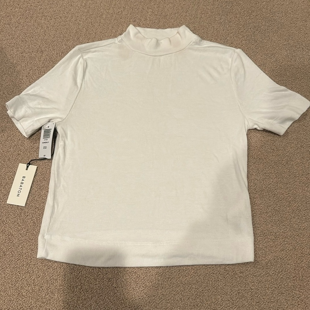 Aritzia Babaton white top, size SP, brand new